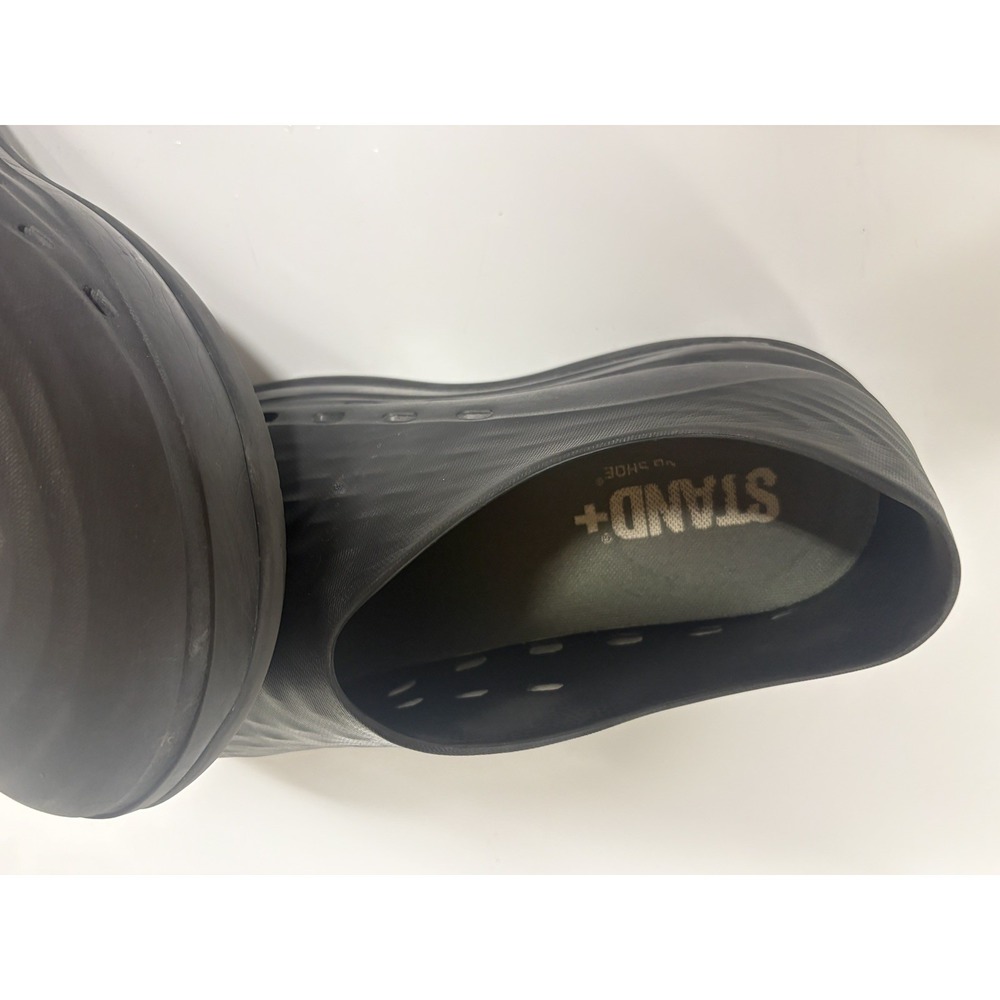 STAND+ The Standing Shoe Black Men's Breathable Slip-On Casual Shoes - Picture 9 of 14